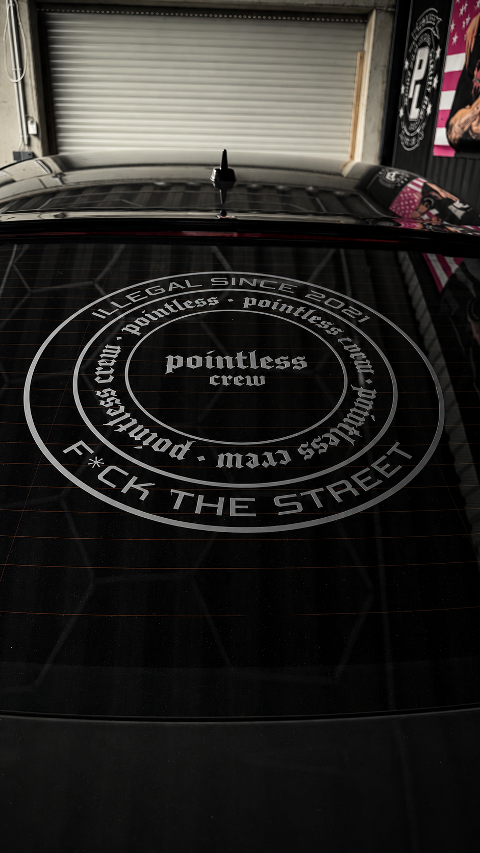 FUCK THE STREET STICKER